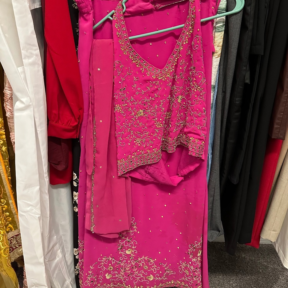 Fuschia Lehenga